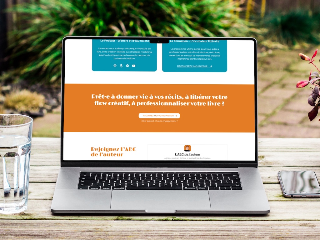 Nouvelle page coaching mise en avant après la refonte du site de Céline Spreux
